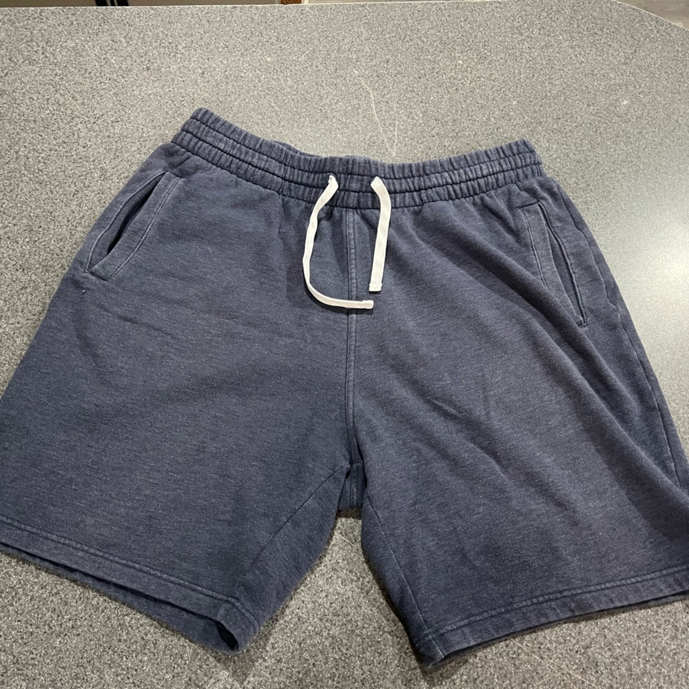 Navy blue sweatshorts